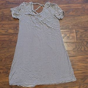 Striped t-shirt dress